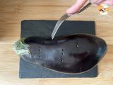 Etape 1 - Comment rôtir et peler facilement une aubergine au Air Fryer? La méthode trop facile!
