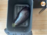 Etape 2 - Comment rôtir et peler facilement une aubergine au Air Fryer? La méthode trop facile!