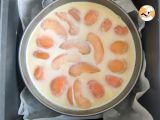Etape 5 - Clafoutis aux abricots au Air Fryer