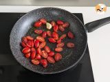 Etape 1 - Pâtes crémeuses à la burrata et aux tomates cerises!