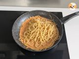 Etape 6 - Pâtes crémeuses à la burrata et aux tomates cerises!