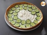 Etape 8 - Tarte d'été super rafraichissante: ricotta, concombre et saumon fumé