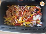 Etape 4 - Fajitas au Air Fryer: une garniture délicieuse en un rien de temps!