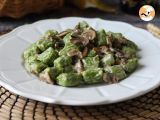 Etape 10 - Gnocchi de petits pois à la sauce aux champignons