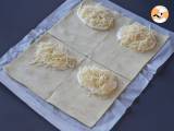 Etape 4 - Friands feuilletés au fromage: recette super facile et régressive