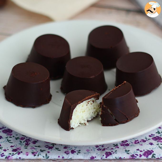 Bonbons au chocolat et à la noix de coco rapide : découvrez les