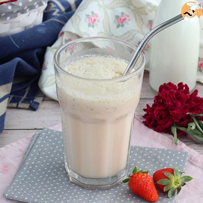 Recette du milkshake light aux fraises - Le blog