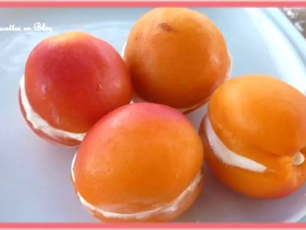 ABRICOTS FRAIS FOURRES A LA GANACHE DE CHOCOLAT BLANC - photo 4