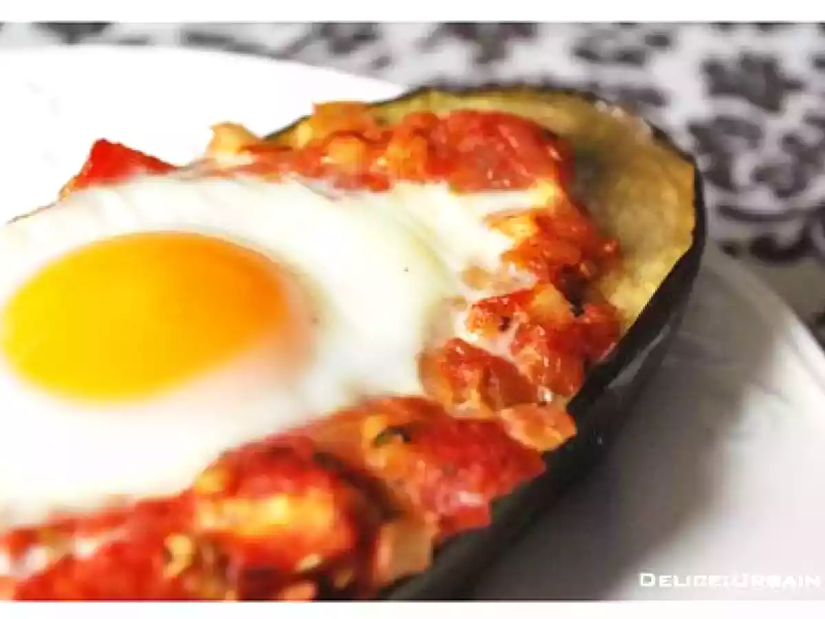 AUBERGINES farcies façon nid d'OEUFS