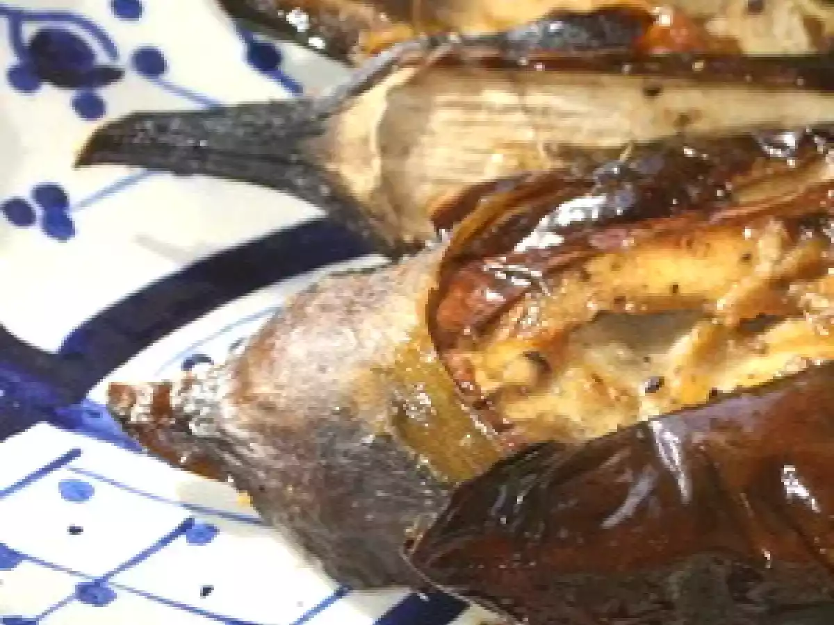 Aubergines miel curry