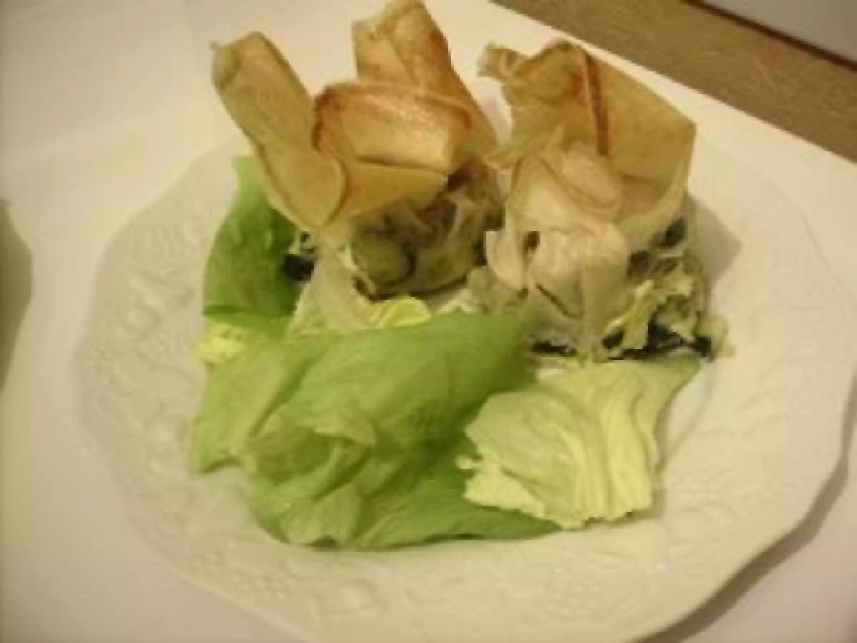 Aumonières de courgettes au chèvre - photo 3