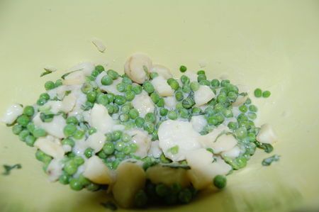 Avec Cette Chaleur Une Petite Recette De Salade Pomme De Terre Petits Pois Menthe