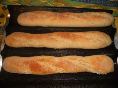 Baguettes au levain fermentescible