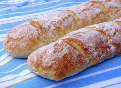 Baguettes Sans Pétrissage - Recette Ptitchef