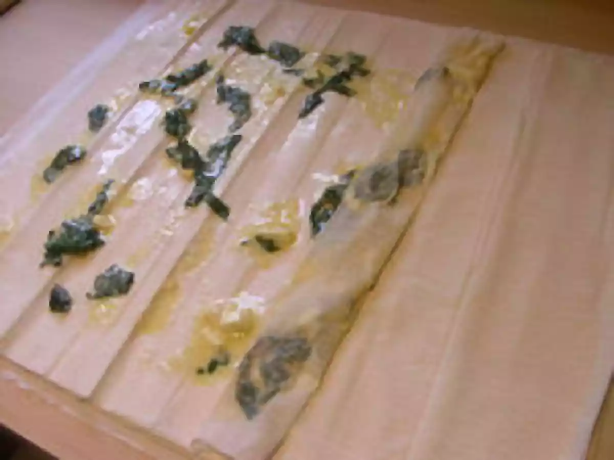 Banitza verte aux épinards frais et féta - photo 3