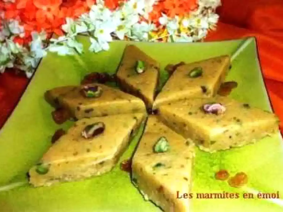 BARFI DESSERT INDIEN - INDIAN RECIPE BARFU - photo 3