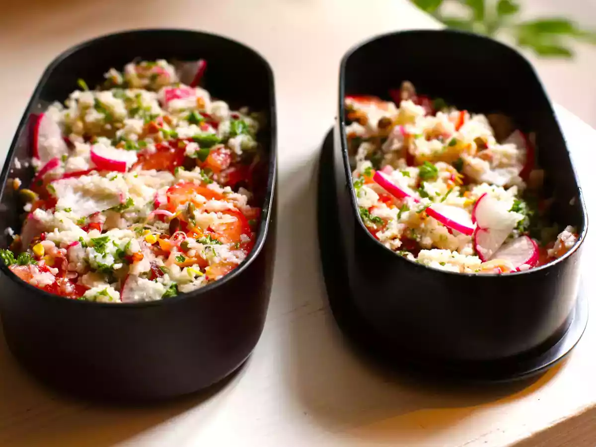 Bento taboulé de chou-fleur