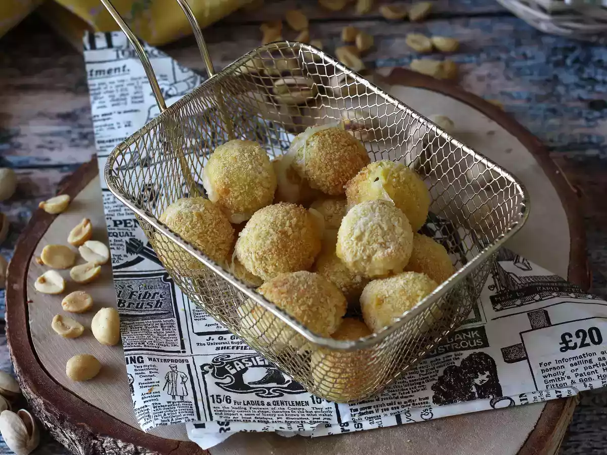 Billes de mozzarella au Air Fryer, parfaites pour l'apéritif!
