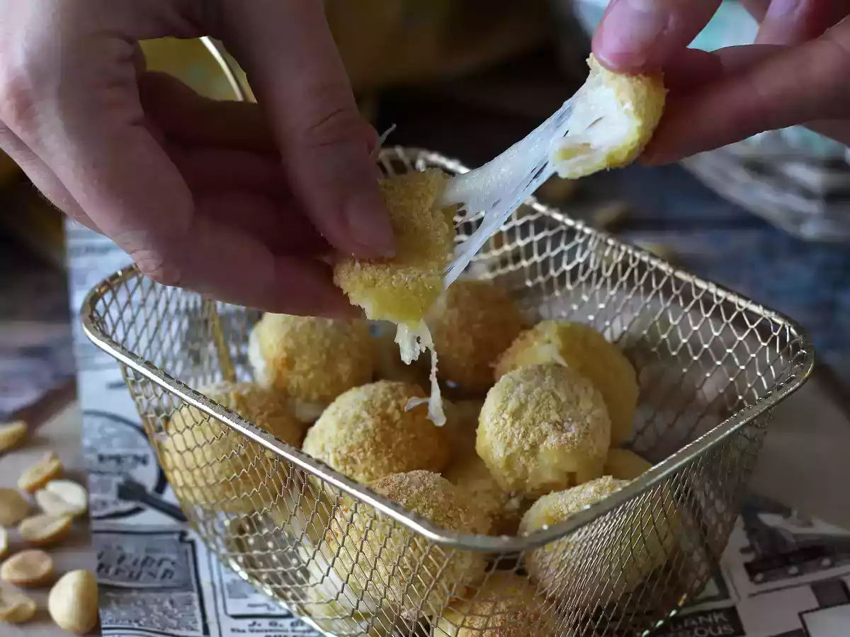 Billes de mozzarella au Air Fryer, parfaites pour l'apéritif! - photo 2