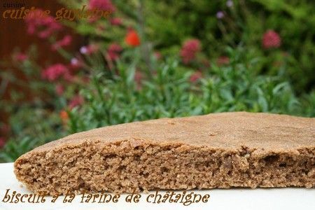 Biscuit A La Farine De Chataigne Un Delice Recette Ptitchef