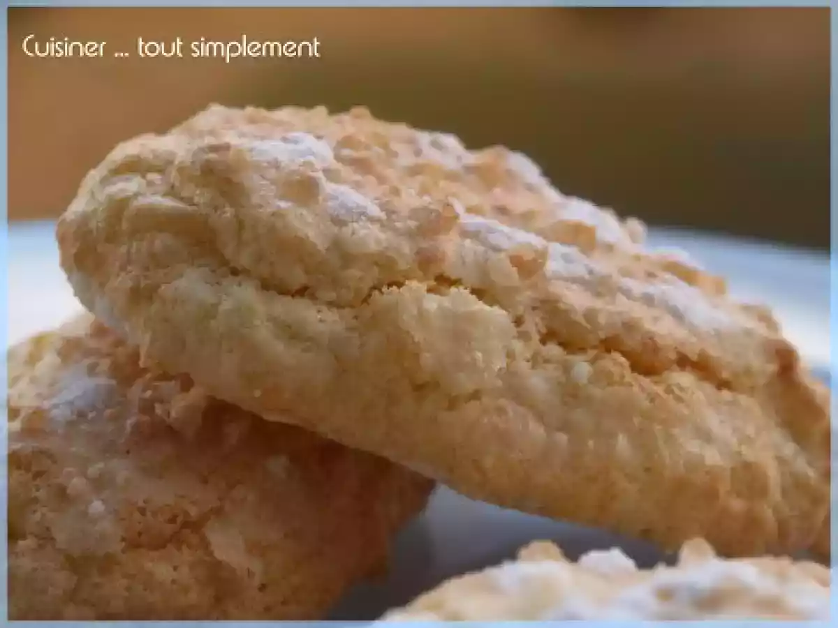 Biscuits à la cuillère à la Noix de CoCo
