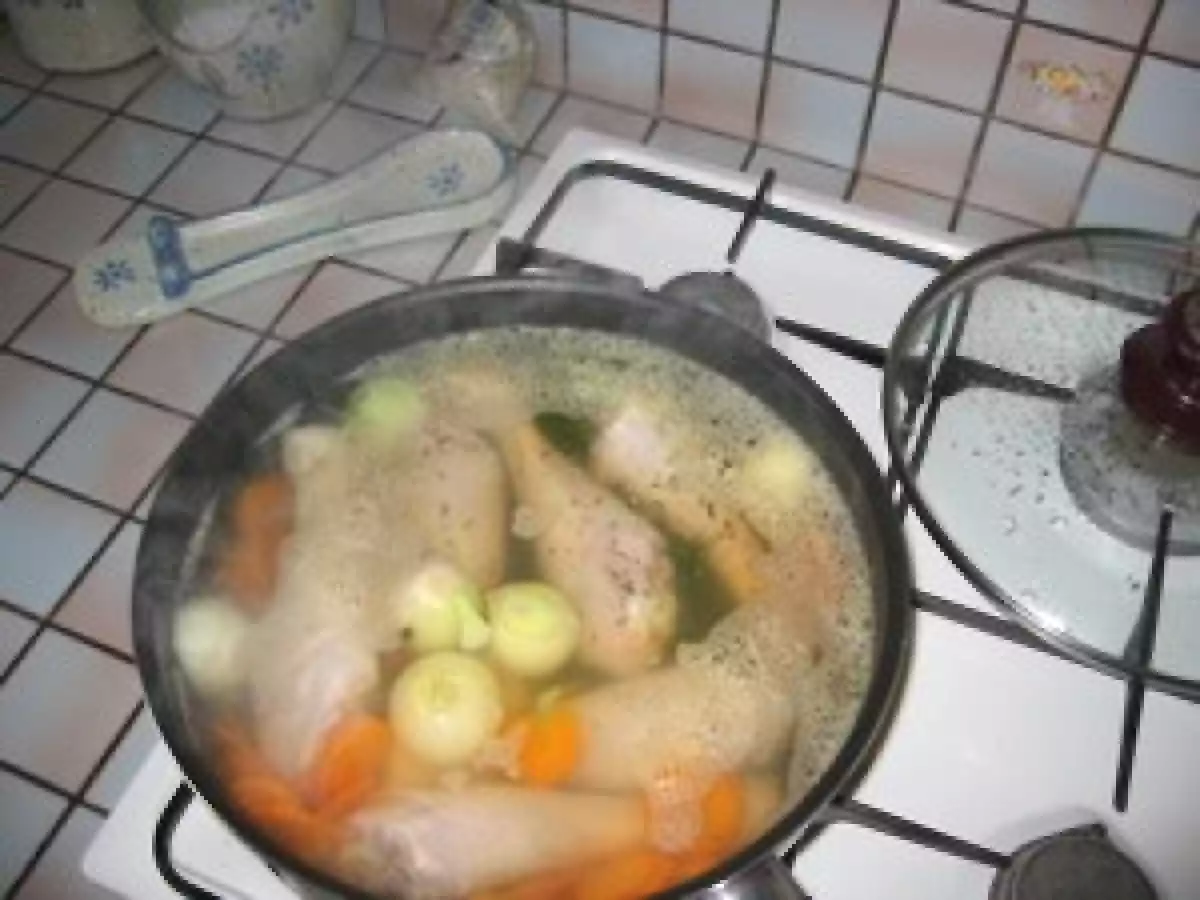 Blanquette de pilons de poulet à la crème - photo 2