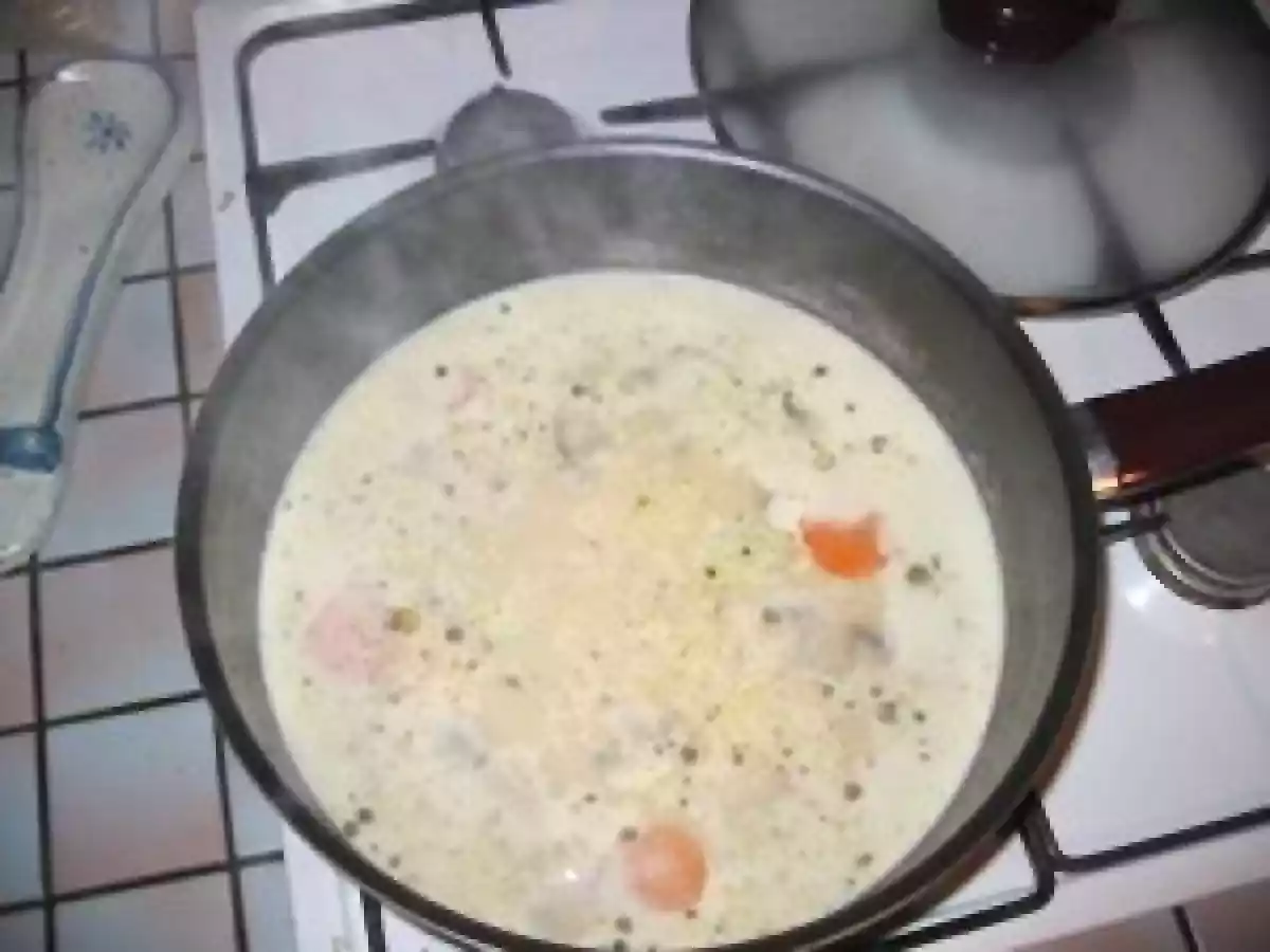 Blanquette de pilons de poulet à la crème - photo 4