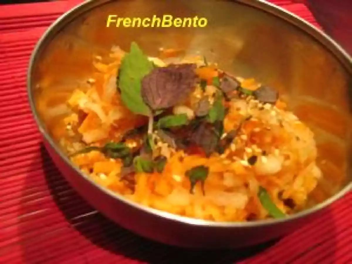 Boeuf hoisin et daikon au gingembre