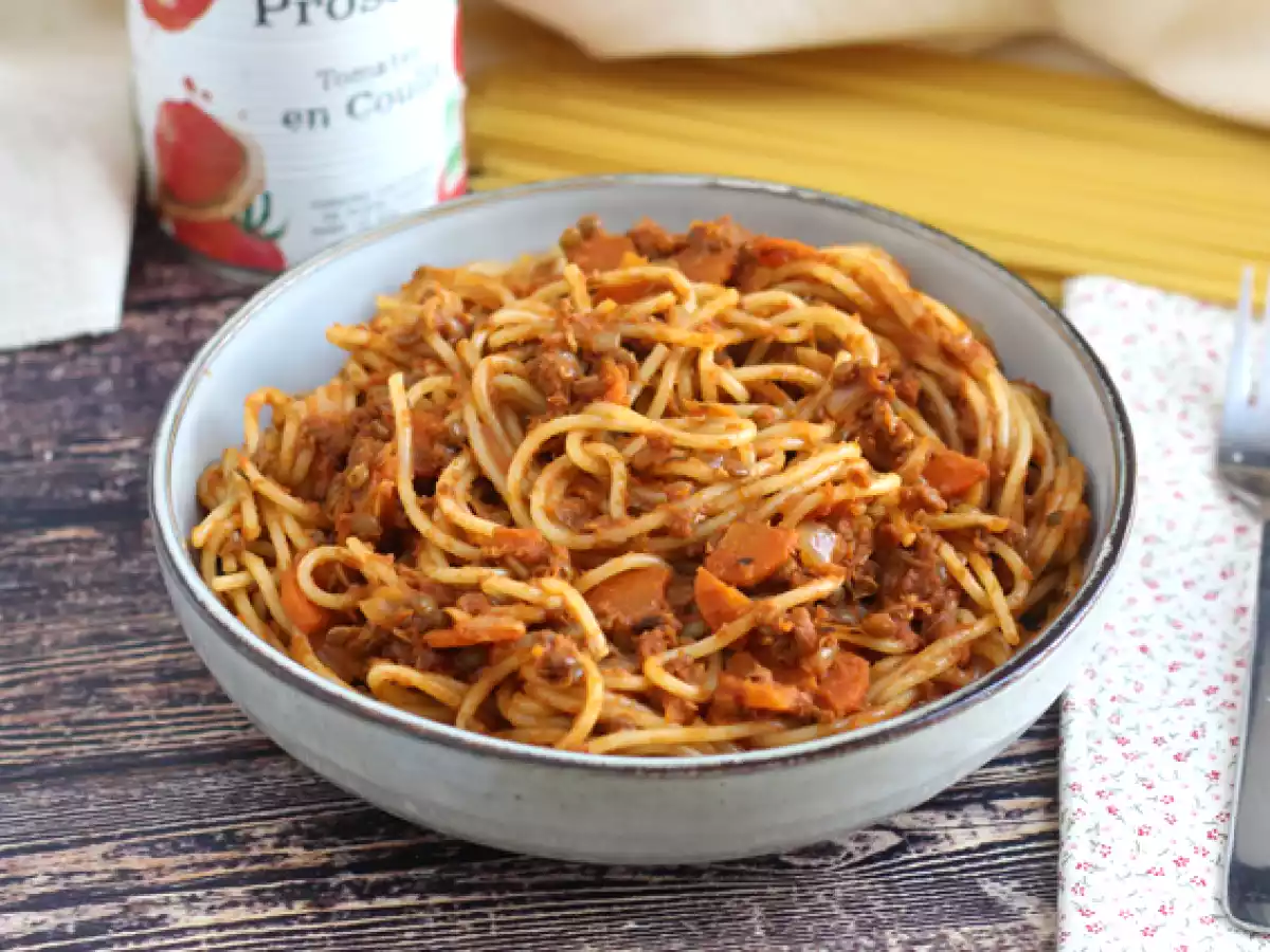 Bolognaise végétarienne pour vos spaghetti!