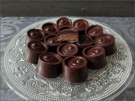 Recette des bonbons au chocolat noir