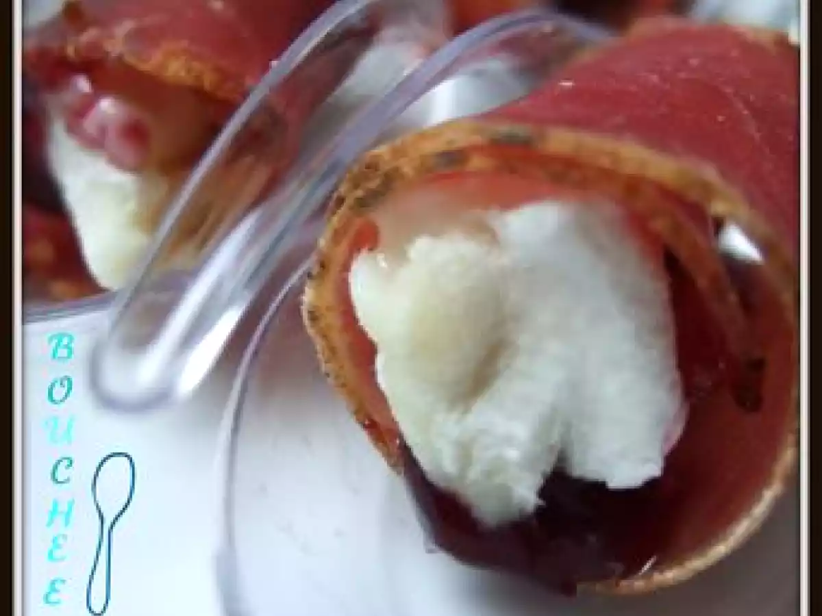 Bouchée viande grison, rocamadour et confiture de cerise noire - photo 2