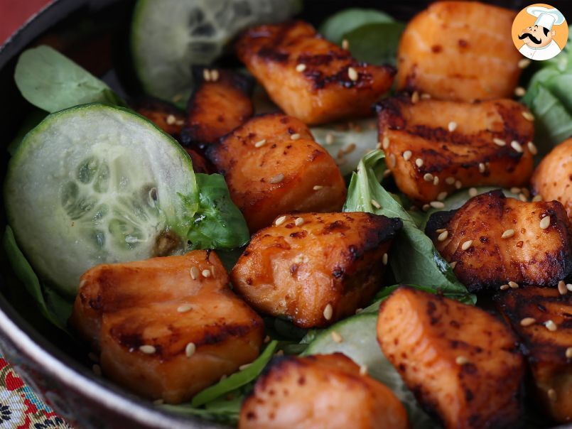 Bouchées de saumon au Air fryer avec une marinade asiatique - photo 6