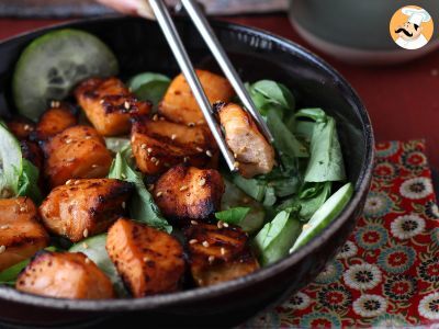 Bouchées de saumon au Air fryer avec une marinade asiatique - photo 2