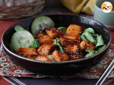 Bouchées de saumon au Air fryer avec une marinade asiatique - photo 5