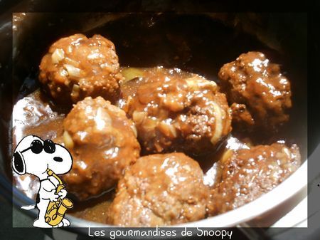 Boulettes sauce chasseur