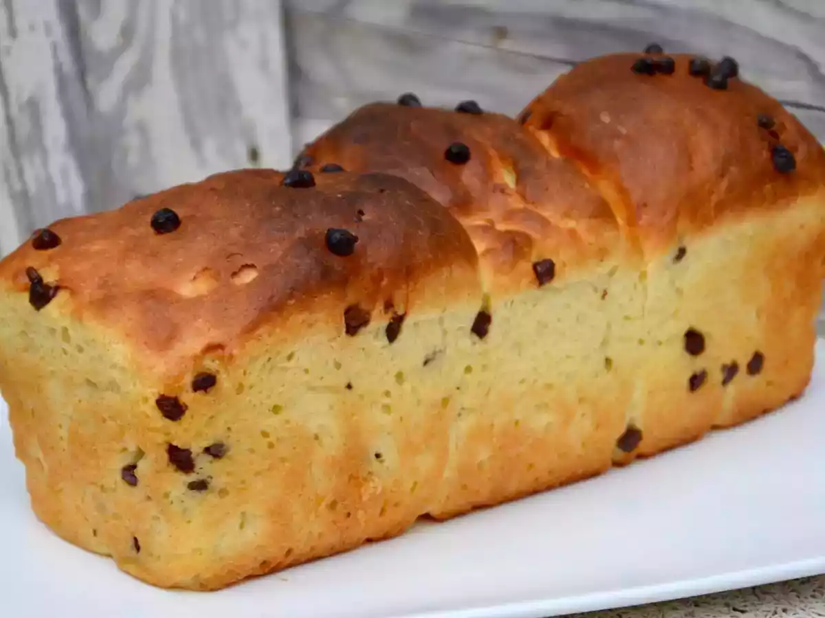Brioche facile aux pépites de chocolat