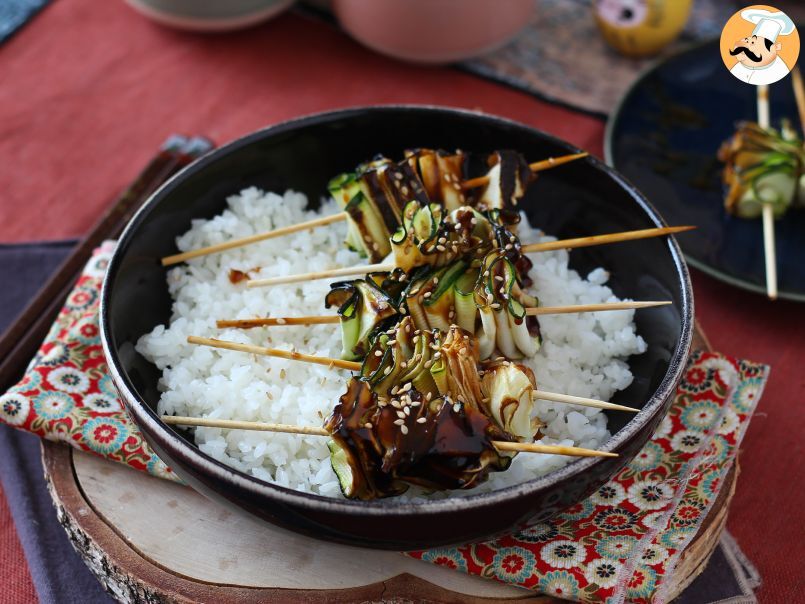 Brochettes de courgette avec une sauce asiatique délicieuse et relevée - photo 4