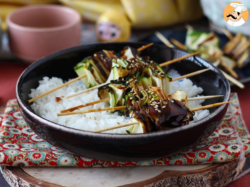 Brochettes de courgette avec une sauce asiatique délicieuse et relevée - photo 6