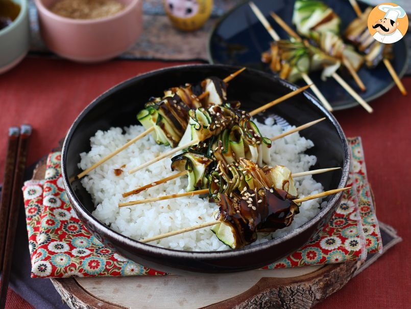 Brochettes de courgette avec une sauce asiatique délicieuse et relevée - photo 8