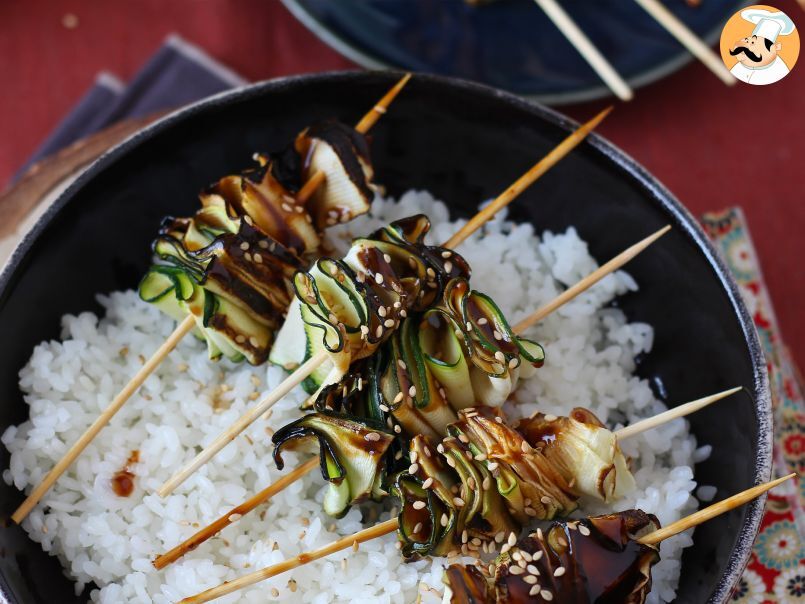 Brochettes de courgette avec une sauce asiatique délicieuse et relevée - photo 7