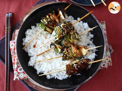 Brochettes de courgette avec une sauce asiatique délicieuse et relevée - photo 2