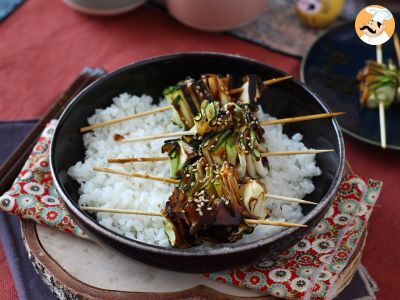 Brochettes de courgette avec une sauce asiatique délicieuse et relevée - photo 4