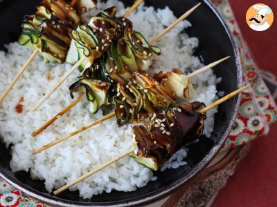 Brochettes de courgette avec une sauce asiatique délicieuse et relevée - photo 5