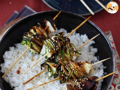 Brochettes de courgette avec une sauce asiatique délicieuse et relevée - photo 7