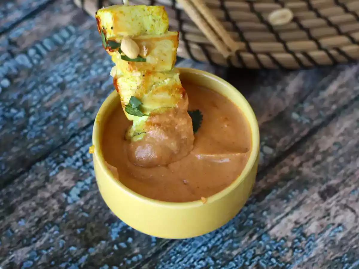 Brochettes de poulet et leur sauce satay, un voyage en cuisine vers l'Asie! - photo 6