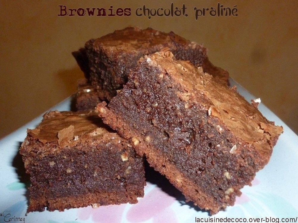 Brownie Au Chocolat Praliné - Envie De Bien Manger