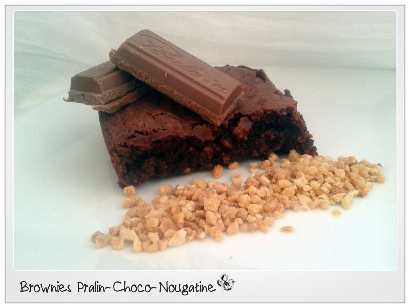 Brownies Pralin Choco Nougatine Recette Ptitchef