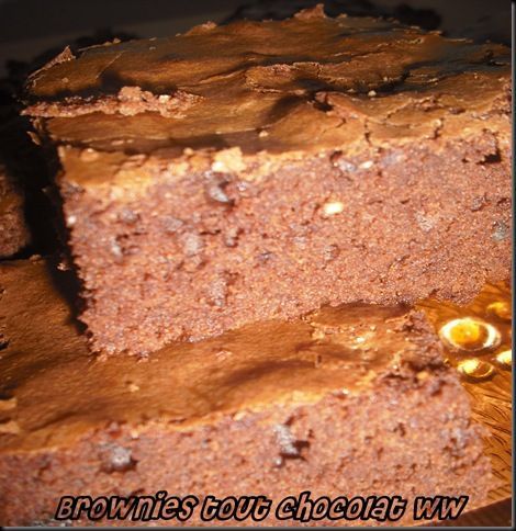 Brownies Tout Chocolat Ww Recette Ptitchef