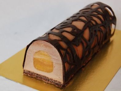 Bûche panthère : comment faire la coque en chocolat - La Cuisine de Lucia
