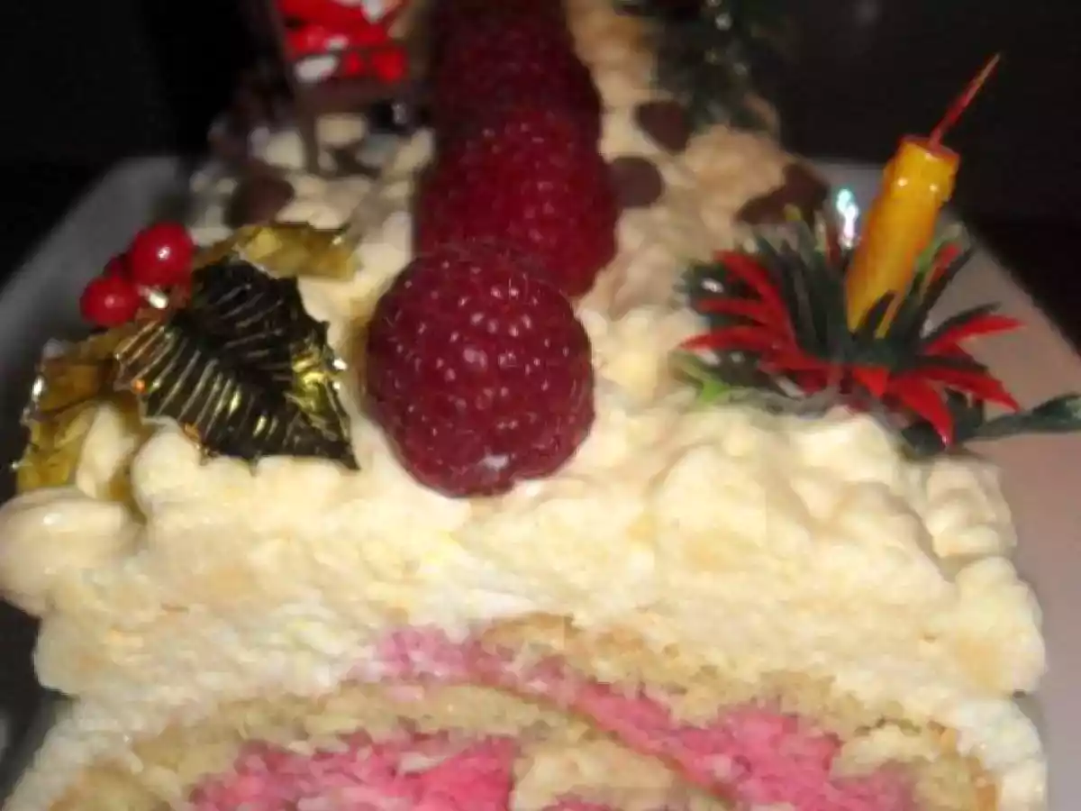Bûche de noël aux fruits rouges - photo 3